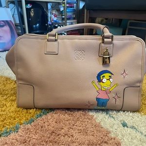 Loewe Amazona 28 Purse - Blush Pink